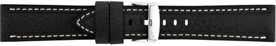 Curea din piele Morellato Carra 6023E22.019 M, negru, material reciclat