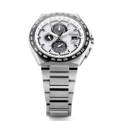 Citizen Sports Eco-Drive Super Titanium Radio Controlled Chronograph AT8238-84A