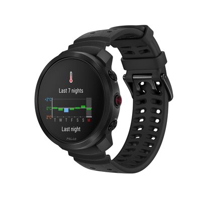 Polar Vantage M3 Night Black, mărimea S-L