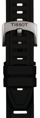 Curea din silicon Tissot T852.049.249 21mm, negru