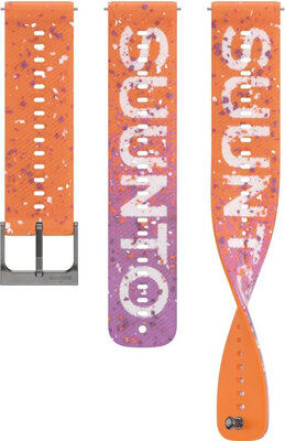 Curea din silicon Suunto 22mm (pentru Suunto Race, Race S, Vertical ș.a.), portocaliu, Quick Release