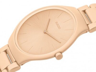 Rado True Thinline Les Couleurs Le Corbusier Pale Sienna Quartz R27097672 Limited Edition 999pcs
