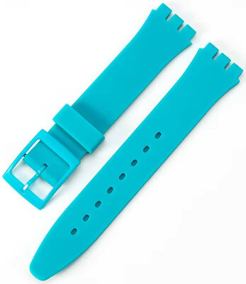 Curea din silicon Ricardo Barletta 19mm (pentru Swatch), turcoaz