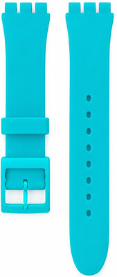 Curea din silicon Ricardo Barletta 19mm (pentru Swatch), turcoaz