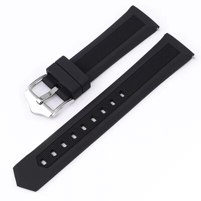 curea din silicon Ricardo Lucca, Quick Release, negru