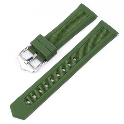 Curea din silicon Ricardo Lucca, Quick Release, verde