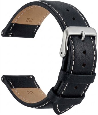 curea din piele Ricardo Imola, negru V3, Quick Release