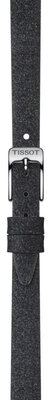 Curea sintetică Tissot T852.048.076 9mm, negru