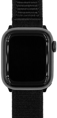 curea textilă Hirsch Vocem L 41409050-5, negru, arici, lungime L, Quick Release