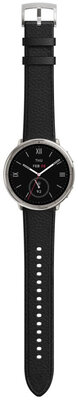 Amazfit Active 2 Premium (Round) Black Leather (+ curea de rezervă)