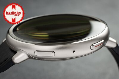 Amazfit Active 2 Premium (Round) Black Leather (+ curea de schimb)