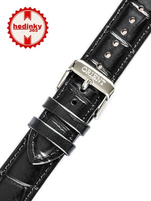 Curea din piele Orient UL020018J0 20mm (pentru modelul RA-AP01), negru