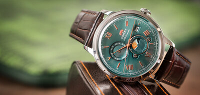 Orient Classic Bambino 2nd Generation Version9 Sun & Moon Automatic RA-AK0805E30B