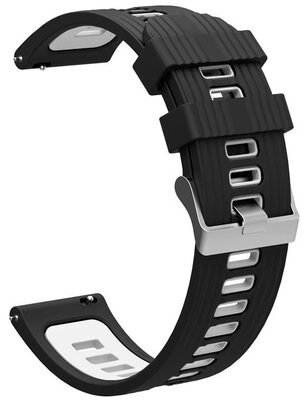 Curea de silicon Ricardo 22mm (pro Garmin Fenix 8/7/6 (47mm), Epix 2 aj.), culoarea neagră V3, Quick Release