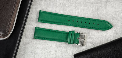 Curea din piele Ricardo Ancona, verde, Quick Release