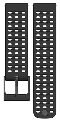Ricardo 22mm curea de silicon (pentru Suunto 9 Peak, Race, Vertical), negru, eliberare rapidă