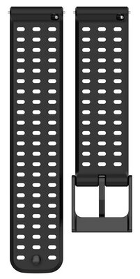 Curea de silicon Ricardo 22mm (pro Suunto 9 Peak, Race, Vertical), culoarea neagră, Quick Release