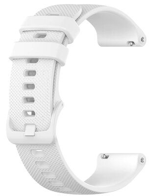 curea din silicon Ricardo Aprica 20mm, Quick Release, White V2