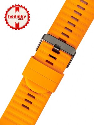 curea din silicon Ricardo Livigno 26mm, Orange, QuickFit