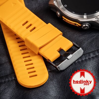 curea din silicon Ricardo Livigno 26mm, Orange, QuickFit