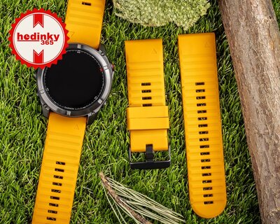 curea din silicon Ricardo Livigno 26mm, Orange, QuickFit