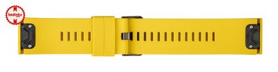 curea din silicon Ricardo Livigno 26mm, Yellow, QuickFit