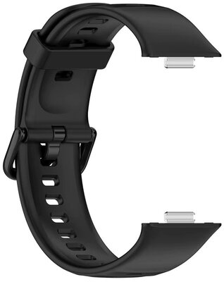 Curea de silicon Ricardo 20mm (pro Huawei Watch Fit 3), culoarea neagră