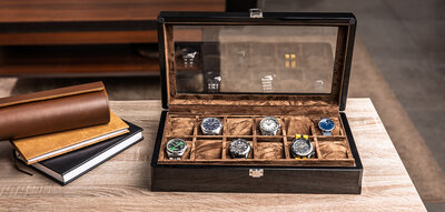 Casetă pentru ceasuri Ricardo Parma 12pcs