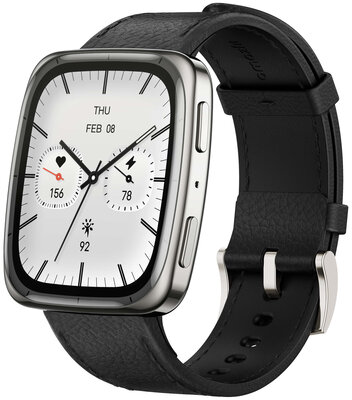 Amazfit Active 2 (Square) Black Leather