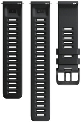 Curea din silicon Polar 22mm, negru, mărime S, M/L, Quick Release, pentru plăți