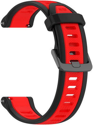 Curea din silicon Ricardo 20mm (Garmin Venu, Venu Sq, Venu Sq 2, Venu 2 plus, etc.), roșu, eliberare rapidă