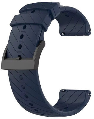 Curea de silicon Ricardo 24mm (pro Suunto), culoarea albastră, Quick Release
