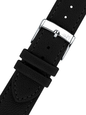 Curea din piele Morellato Debussy 5806D95.019 M, culoarea neagră, material reciclat