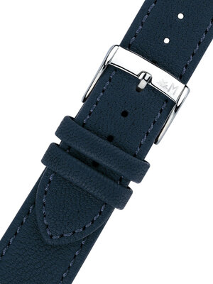 Curea din piele Morellato Debussy 5806D95.062 M, culoarea albastră, material reciclat