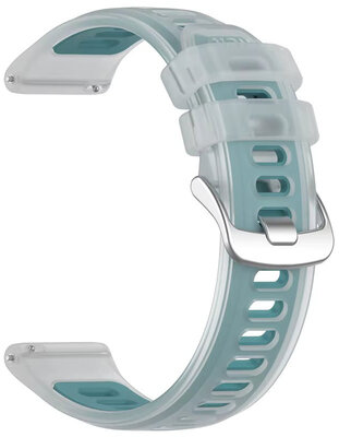 Curea de silicon Ricardo 20mm (pro Garmin Forerunner 570 (42mm) aj.), culoarea albastră, Quick Release