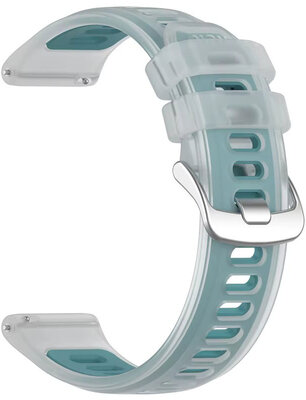 Curea de silicon Ricardo 22mm (pro Garmin Forerunner 570 (47mm) aj.), culoarea albastră, Quick Release
