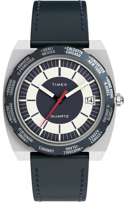Timex Q Reissue 1972 World Time TW2Y31400