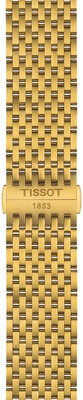 Brățară din oțel Tissot T852.049.487 20mm, culoarea auriu, Quick Release