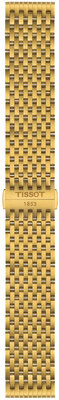 Brățară din oțel Tissot T852.049.487 20mm, culoarea auriu, Quick Release