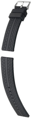 Curea din silicon Hirsch Wheeler L 40718850-2, negru, lungime L