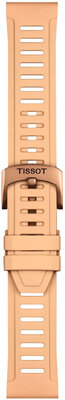 Curea de silicon Tissot T852.050.298 21mm, culoarea bej