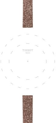 Curea sintetică Tissot T852.048.085 9mm, roz, Quick Release