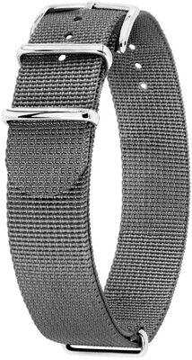 Curea textilă Hirsch Rush Recycle XL 40536030-2, gri, lungime XL