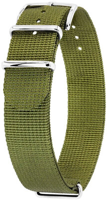 Curea textilă Hirsch Rush Recycle XL 40536040-2, verde, lungime XL