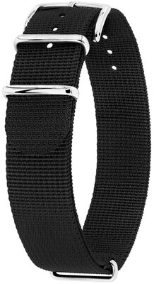 Curea textilă Hirsch Rush Recycle XL 40536050-2, negru, lungime XL