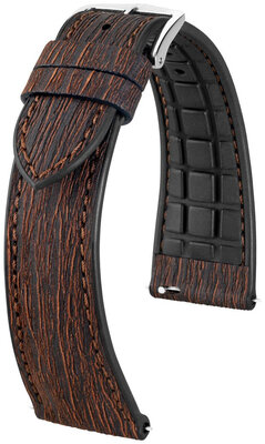 Hirsch Bark L 0935045015-2 curea din piele, maro, lungime L, eliberare rapidă