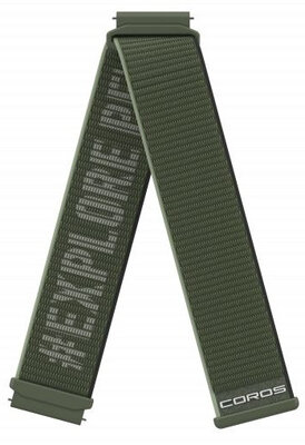 Curea de nailon Coros (pro Apex 2 Pro), culoarea verde, Quick Release