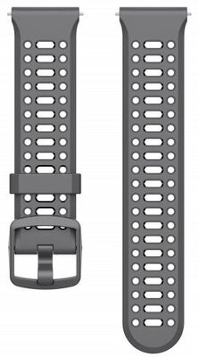 Curea de silicon Coros (pro Pace 3), culoarea neagră, Quick Release