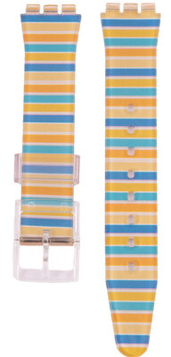 Curea de silicon Ricardo 19mm (pro Swatch), multicolor C6