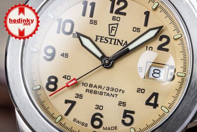 Festina Swiss Made Field 20081/1 (+ 2 curele de schimb)